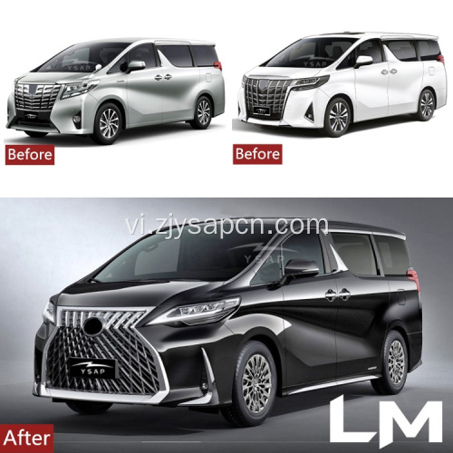 15-20 Alphard/Vellfire Thay đổi thành Lexus LM Body Kit
